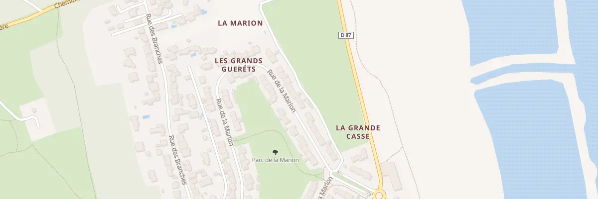 Plan du 26 Rue de la Marion aux Sables-d’Olonne