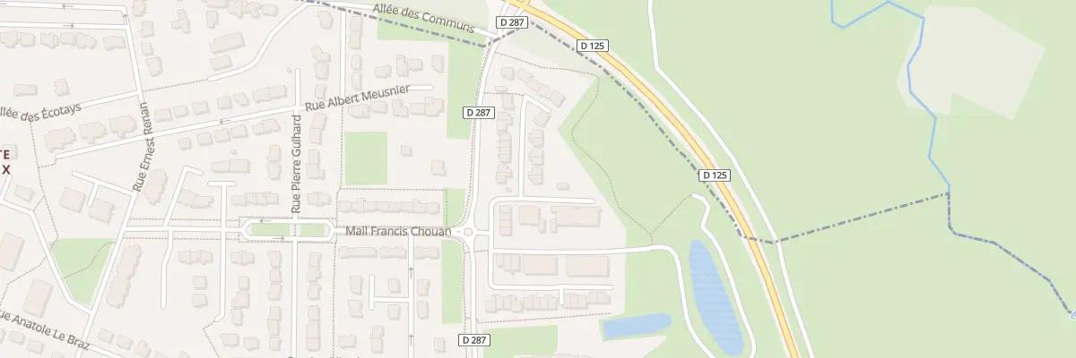 Plan du 2 Imp des Cardamines à L’Hermitage