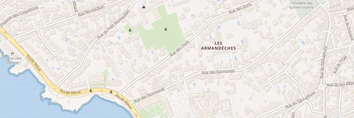 Plan du 55 Rue des Doris aux Sables-d’Olonne