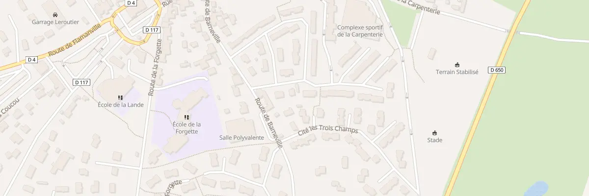 Plan du 9001 Rue Cite Docteur Boisroux aux Pieux