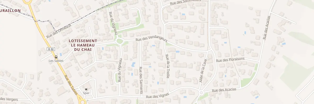Plan du 10 Rue de la treille à Landevieille