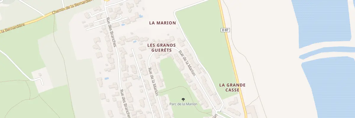Plan du 31 Rue de la Marion aux Sables-d’Olonne