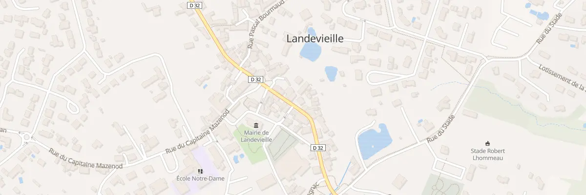 Plan du 32T Rue des sables à Landevieille