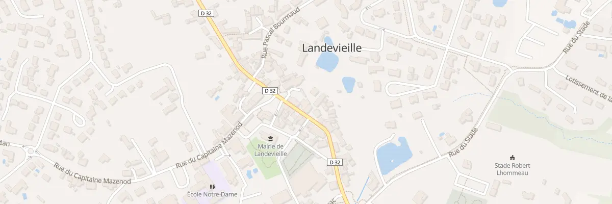 Plan du 32B Rue des sables à Landevieille