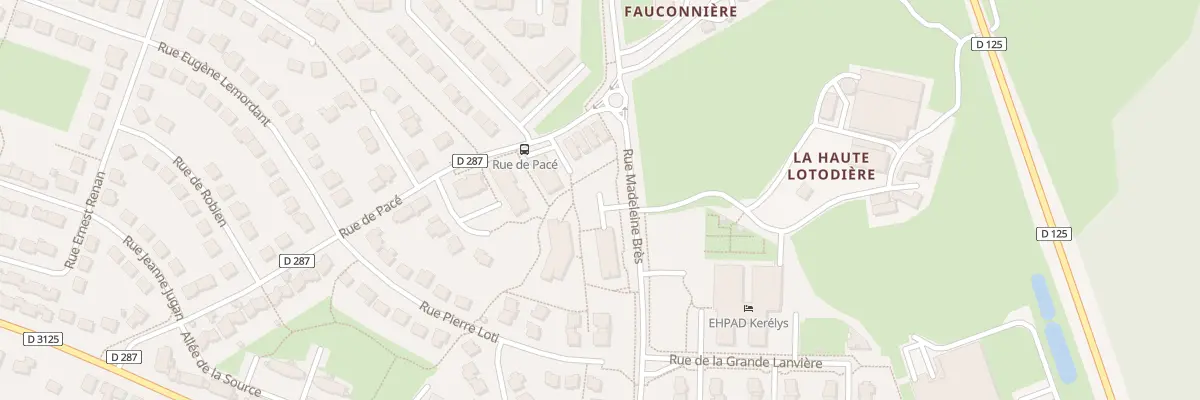 Plan du 1 Rue Madeleine Brès à L’Hermitage