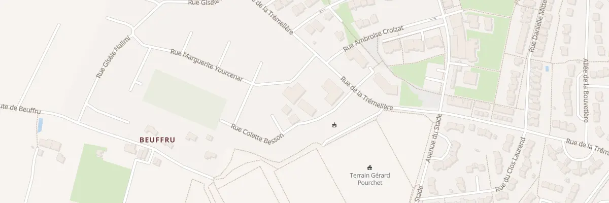 Plan du 4 Rue Colette Besson au Rheu