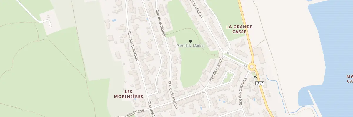 Plan du 61 Rue de la Marion aux Sables-d’Olonne