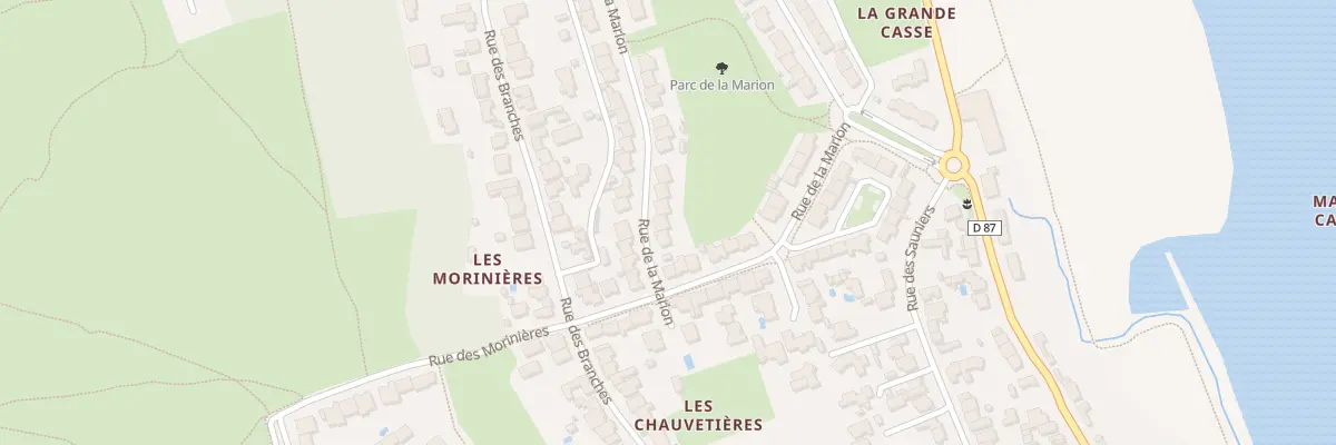 Plan du 71 Rue de la Marion aux Sables-d’Olonne