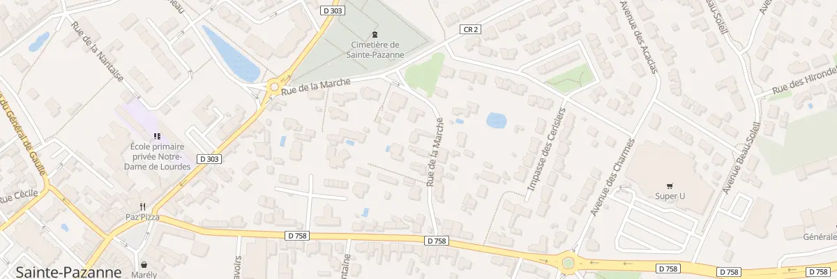 Plan du 9 Rue de la Marche à Sainte-Pazanne