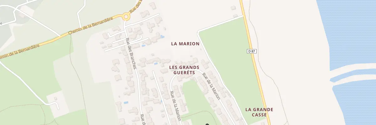 Plan du 46 Rue de la Marion aux Sables-d’Olonne