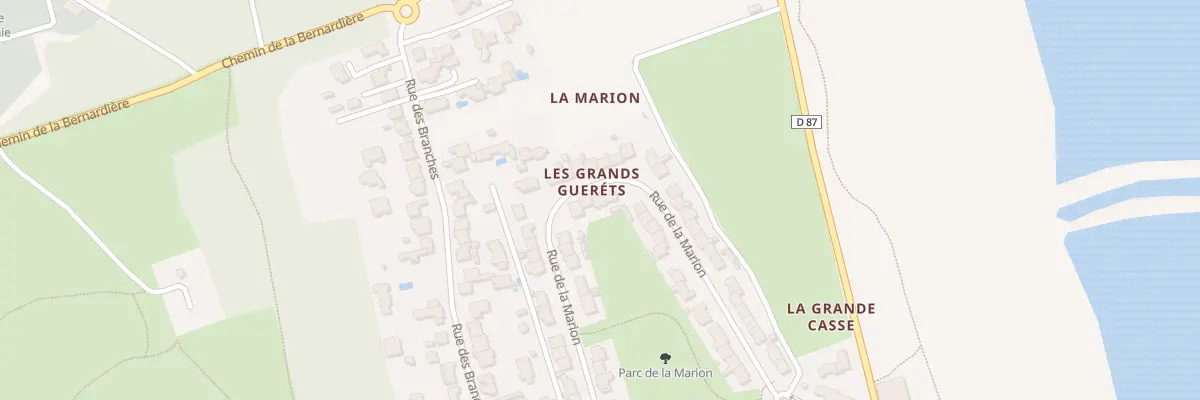 Plan du 37 Rue de la Marion aux Sables-d’Olonne
