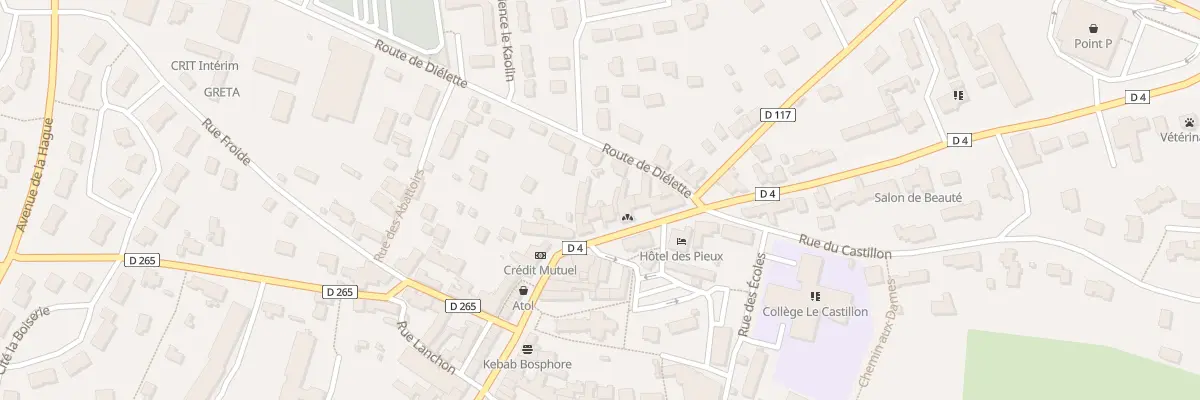 Plan du 60 Rue Centrale aux Pieux