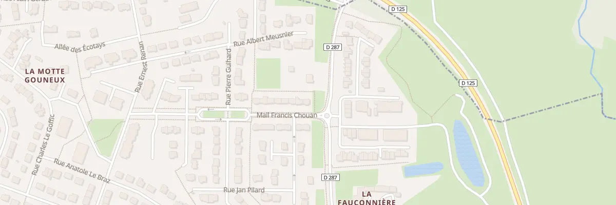 Plan du 33 Mail Francis Chouan à L’Hermitage