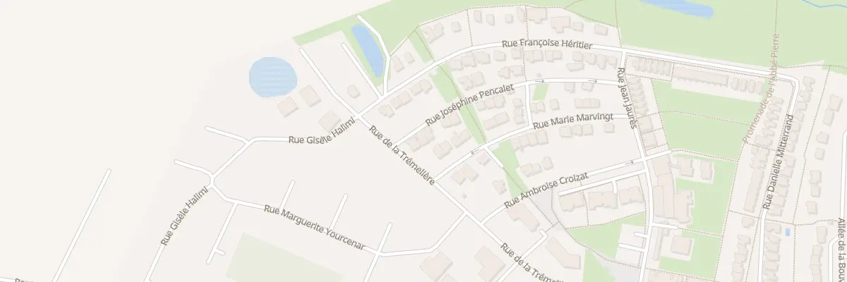 Plan du 4 Rue Josephine Pencalet au Rheu
