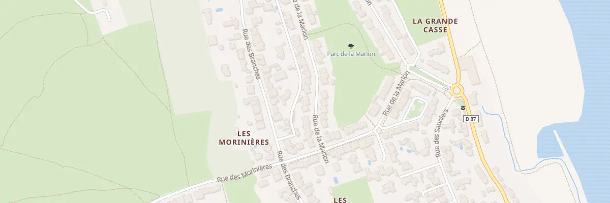 Plan du 88 Rue de la Marion aux Sables-d’Olonne