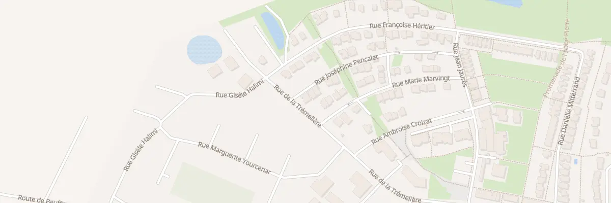 Plan du 2 Rue Josephine Pencalet au Rheu