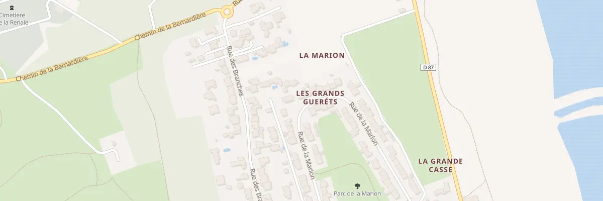 Plan du 54 Rue de la Marion aux Sables-d’Olonne