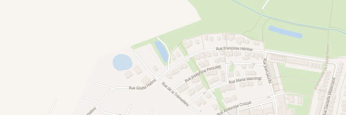 Plan du 9 Rue Françoise Héritier au Rheu