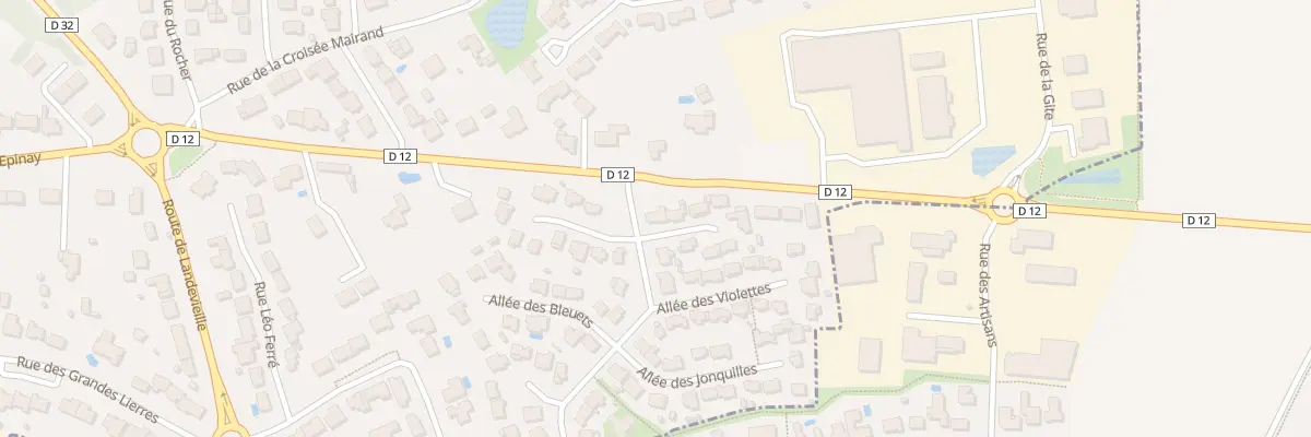 Plan du 1 All des Primevères à La Chaize-Giraud