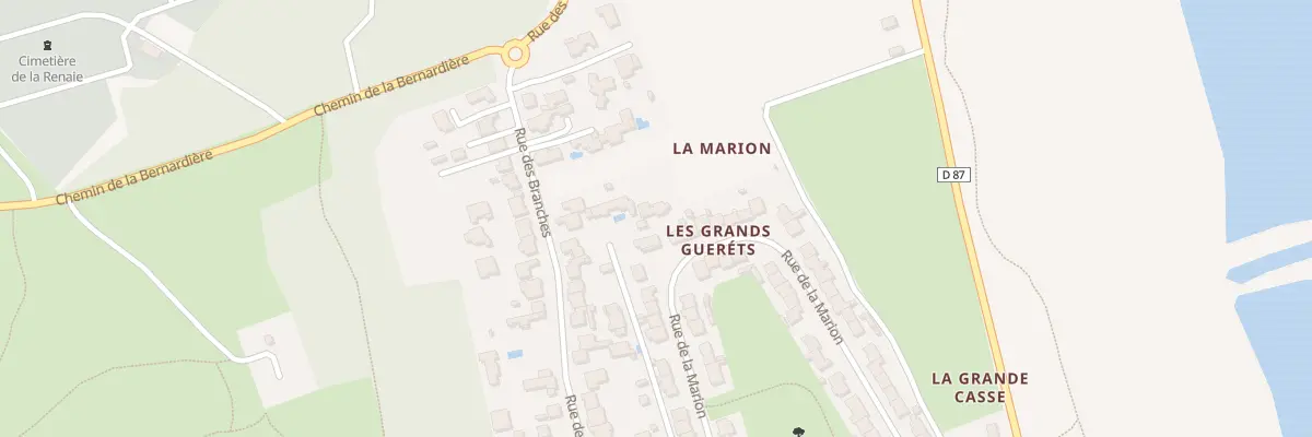 Plan du 168 Rue des Branches aux Sables-d’Olonne