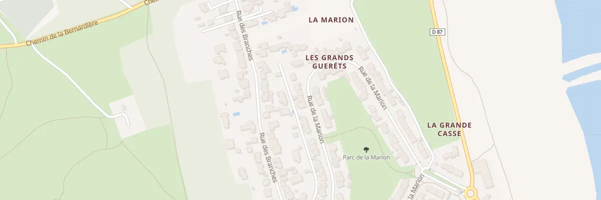 Plan du 64 Rue de la Marion aux Sables-d’Olonne
