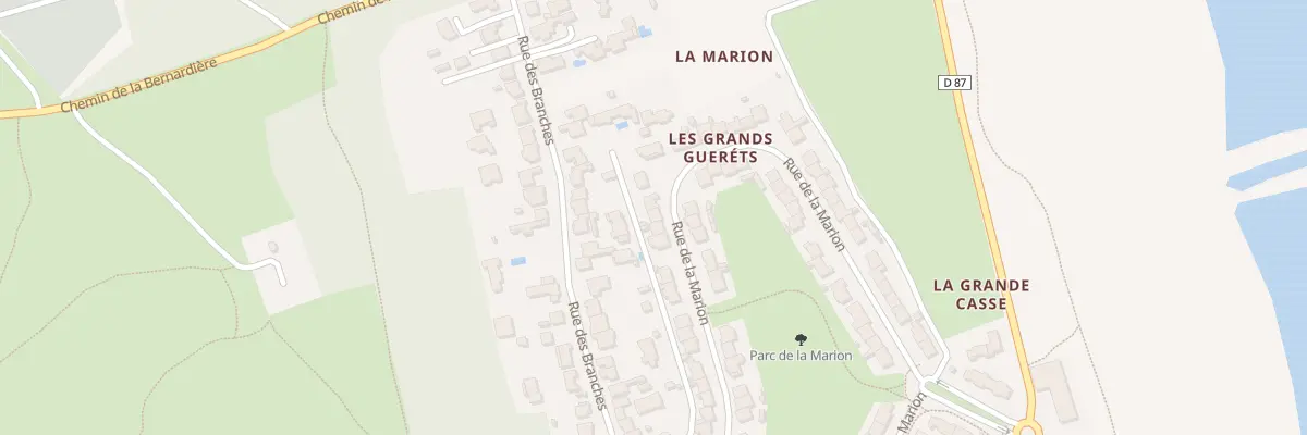 Plan du 62 Rue de la Marion aux Sables-d’Olonne