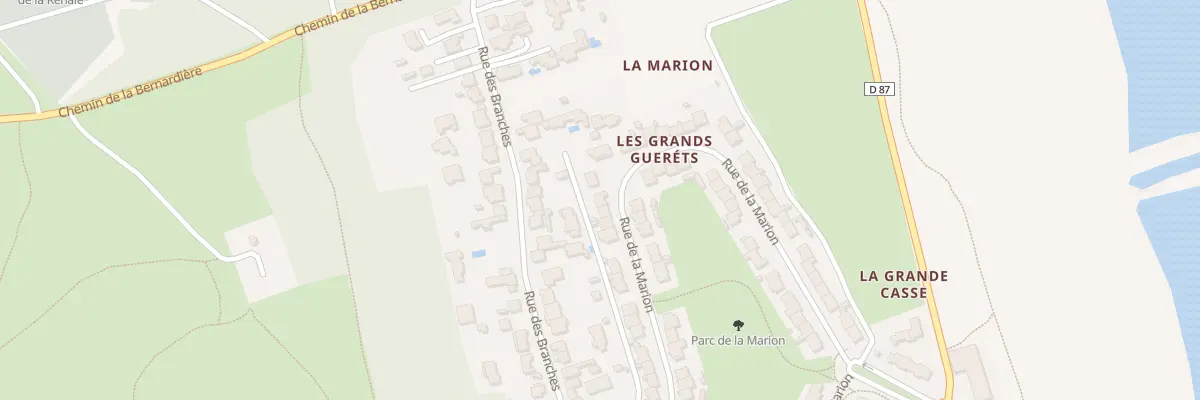 Plan du 60 Rue de la Marion aux Sables-d’Olonne