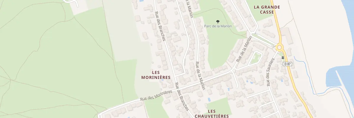 Plan du 128 Rue des Branches aux Sables-d’Olonne