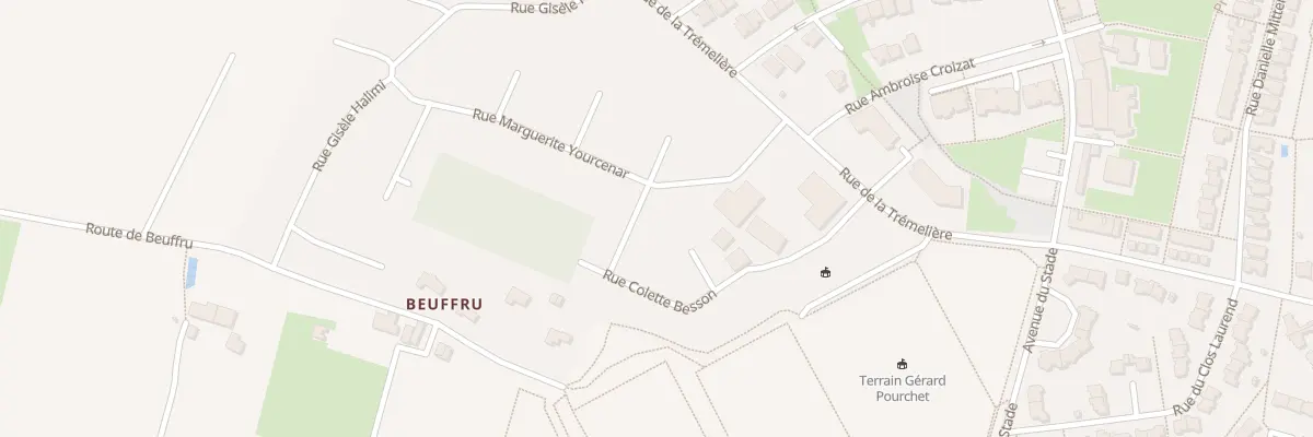 Plan du 22 Rue Colette Besson au Rheu