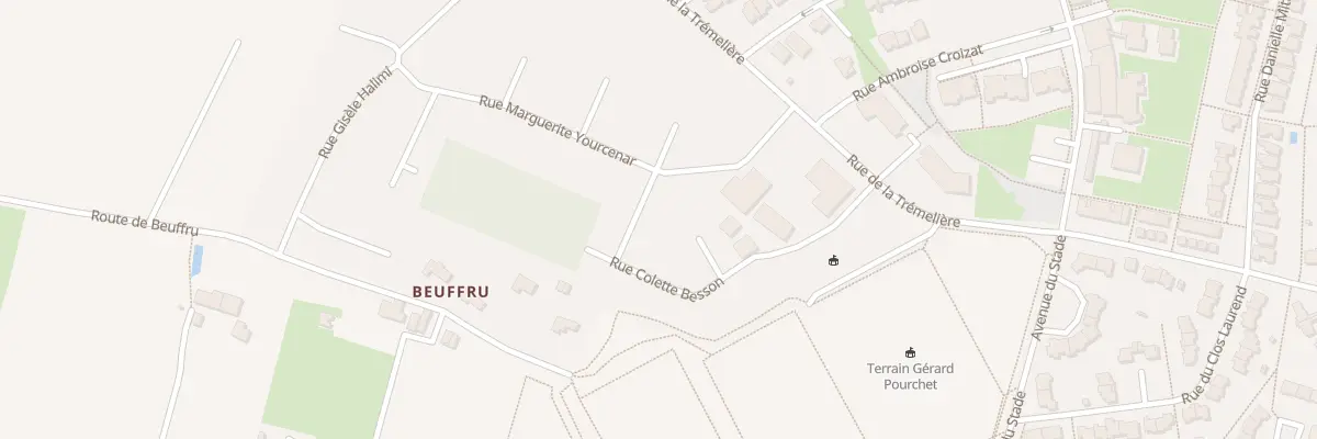 Plan du 20 Rue Colette Besson au Rheu