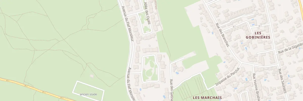 Plan du 16 All de l’Epine Noire aux Sables-d’Olonne