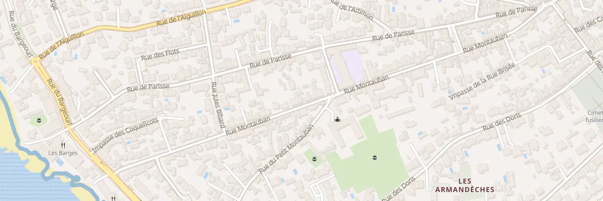 Plan du 74 Rue Montauban aux Sables-d’Olonne