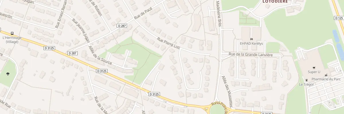 Plan du 4 Rue Anne de Bretagne à L’Hermitage