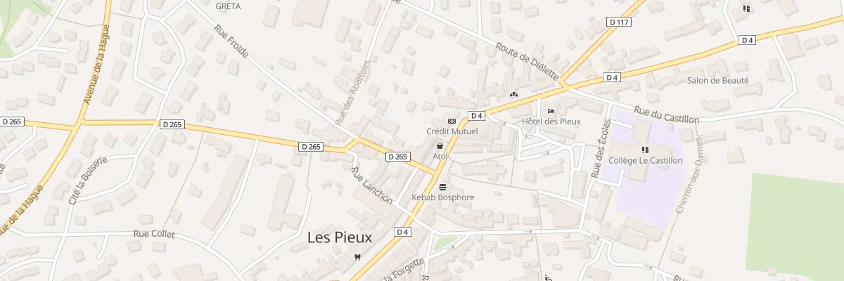 Plan du 6 Rue Margot aux Pieux