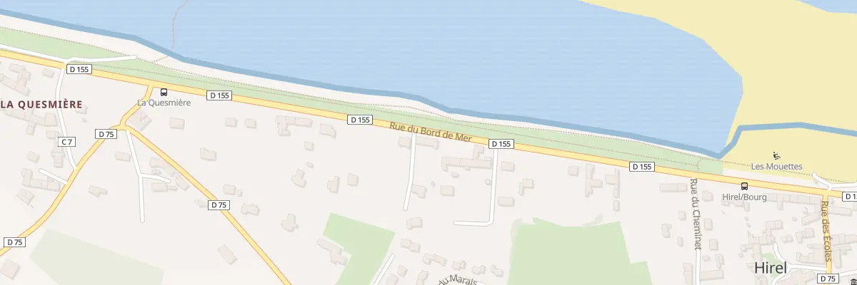 Plan du 43 Rue du Bord de Mer à Hirel