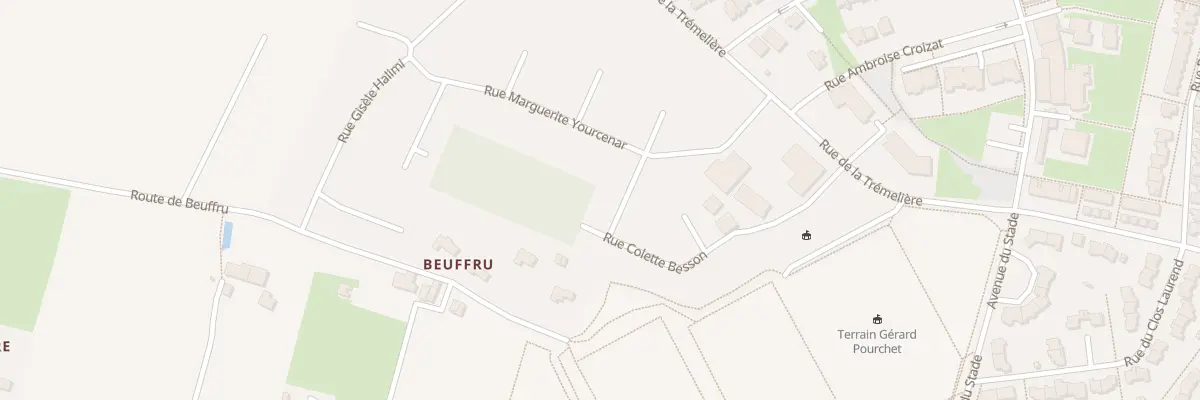 Plan du 33 Rue Colette Besson au Rheu