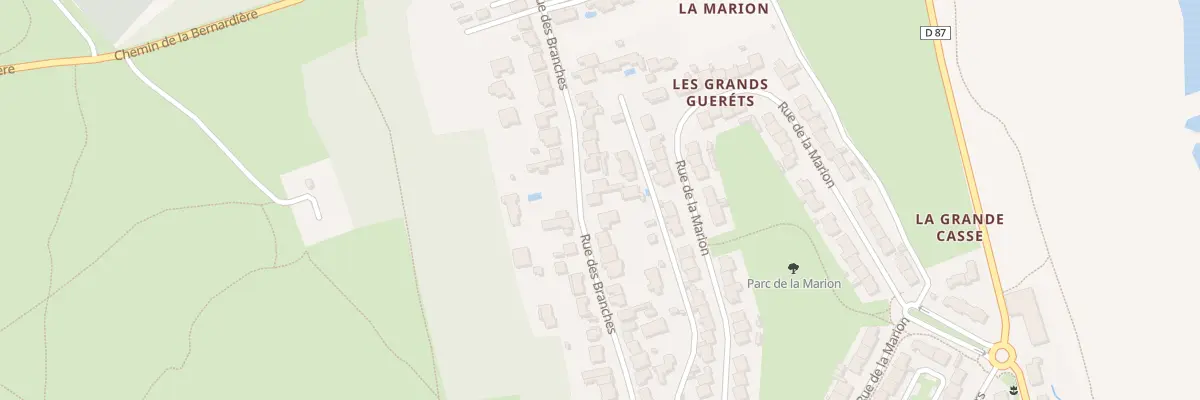 Plan du 152 Rue des Branches aux Sables-d’Olonne