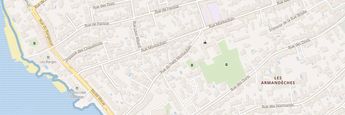 Plan du 18 Rue du Petit Montauban aux Sables-d’Olonne