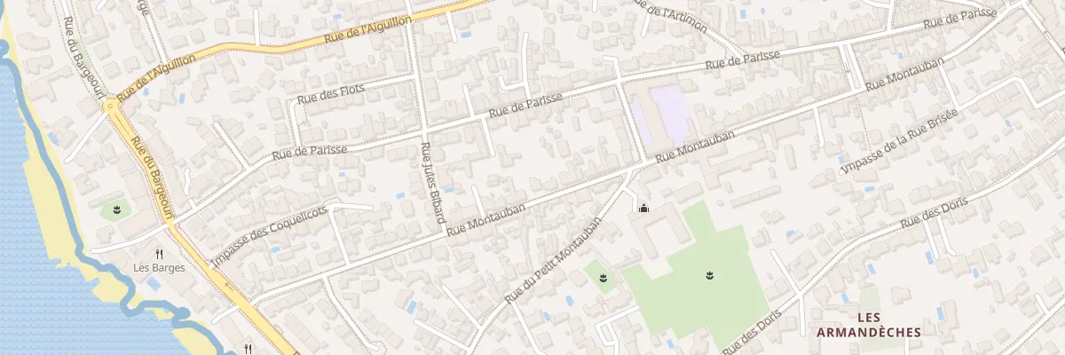 Plan du 80 Rue Montauban aux Sables-d’Olonne