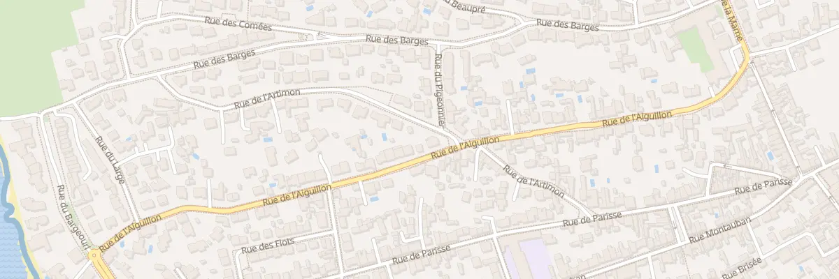 Plan du 74 Rue de l’Aiguillon aux Sables-d’Olonne