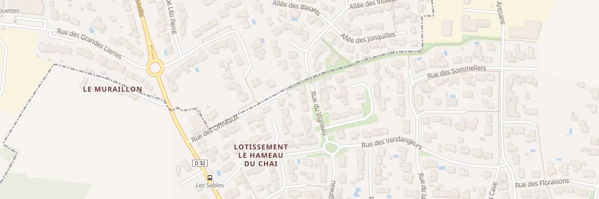 Plan du 22 Rue du vigneau à Landevieille