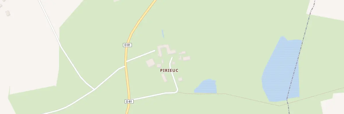 Plan du 5072 Pirieuc à Meillac