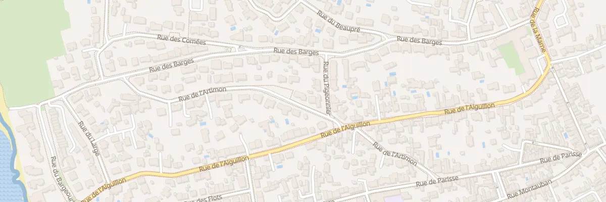 Plan du 22 Rue de l’Artimon aux Sables-d’Olonne