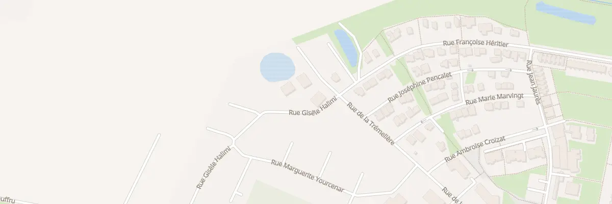 Plan du 2 Rue Gisèle Halimi au Rheu