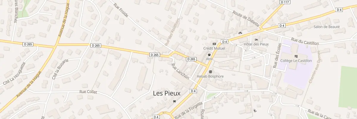 Plan du 6B Rue Lanchon aux Pieux