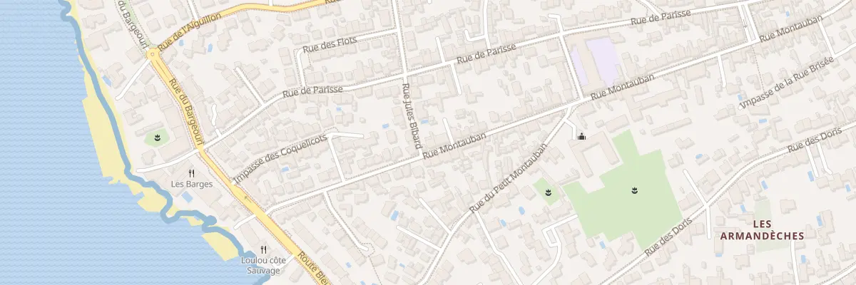 Plan du 92 Rue Montauban aux Sables-d’Olonne