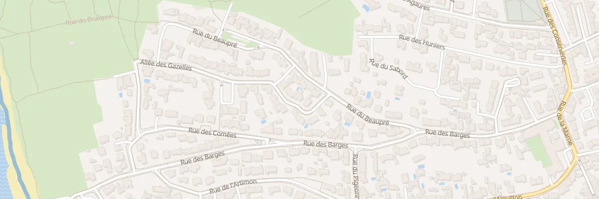 Plan du 6 All des Gazelles aux Sables-d’Olonne