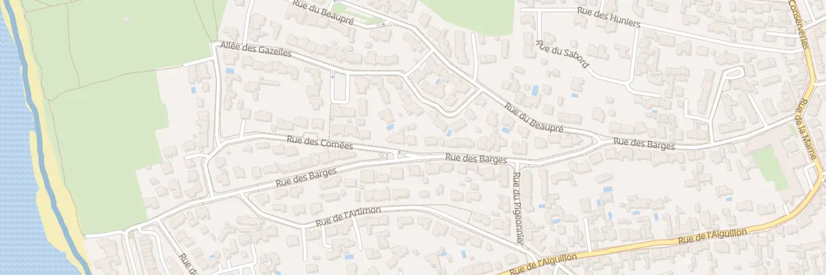 Plan du 62T Rue des Barges - Les Sables aux Sables-d’Olonne