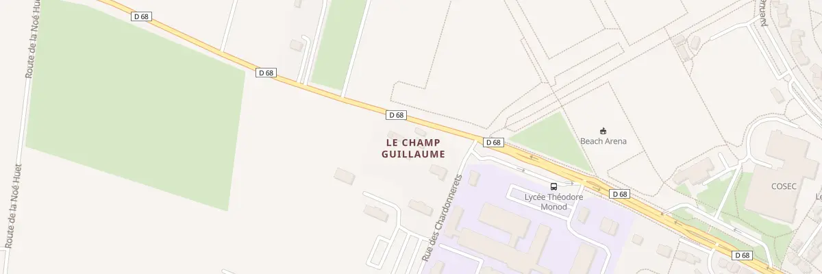 Plan du 61 Rte de la Brosse au Rheu