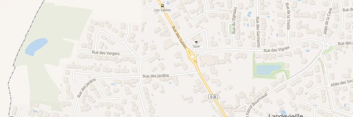 Plan du 11A Rue des sables à Landevieille